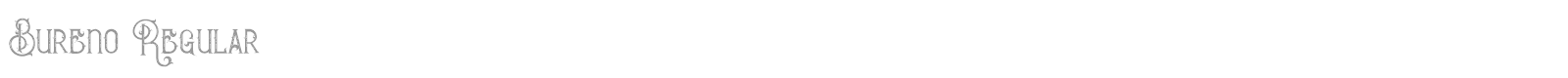 Bureno font preview
